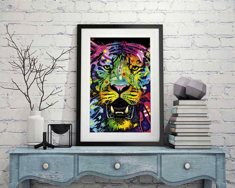 Tiger Abstract - DIY Diamond Painting Kit
