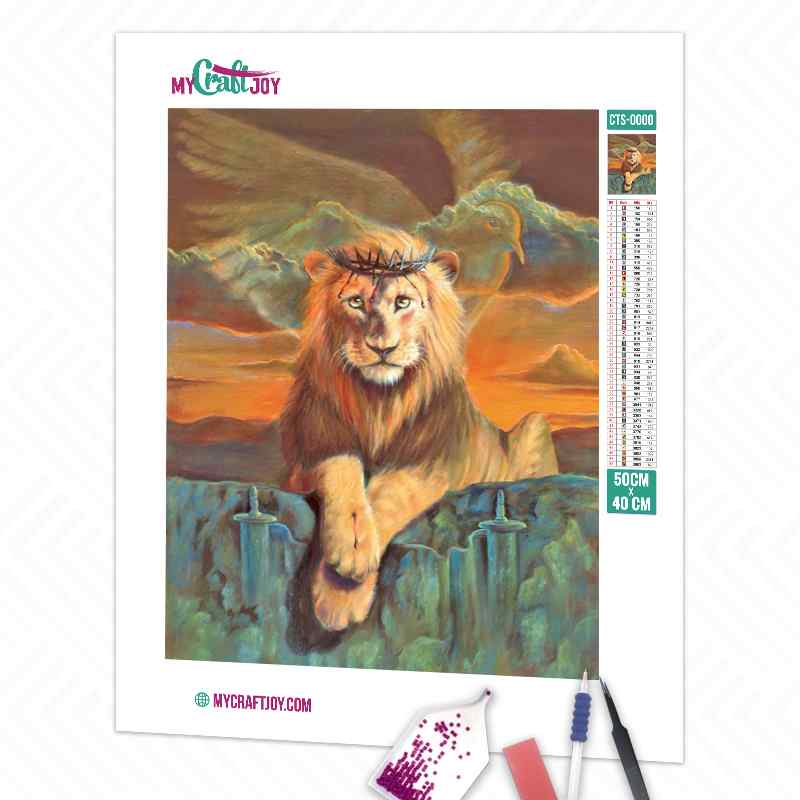 Lion - DIY Diamond Painting Kit