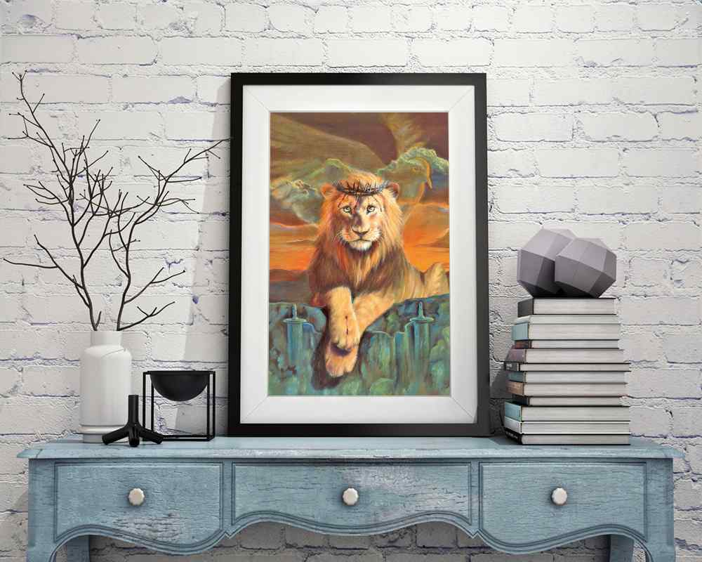 Lion - DIY Diamond Painting Kit