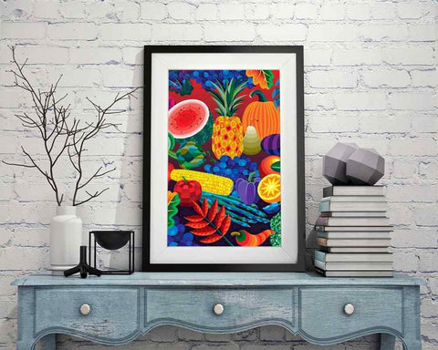 Abstract Fruits - DIY Diamond Painting Kit