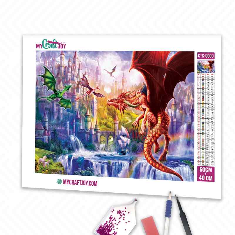 Dragons - DIY Diamond Painting Kit