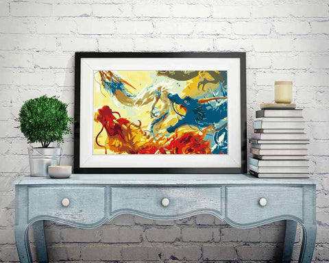 Dragons Abstract - DIY Diamond Painting Kit