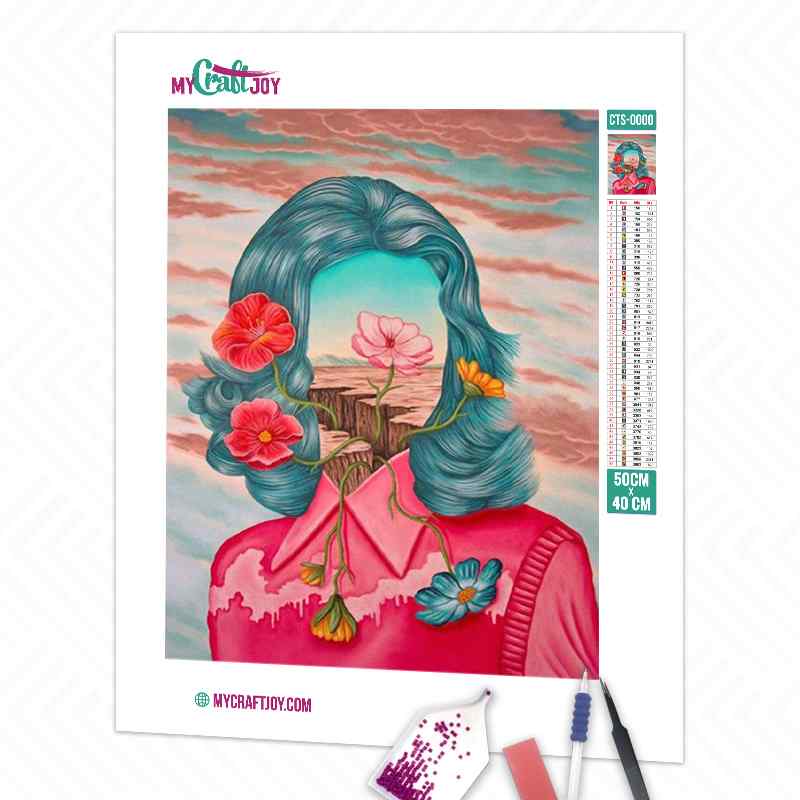 Abstract Woman - DIY Diamond Painting Kit