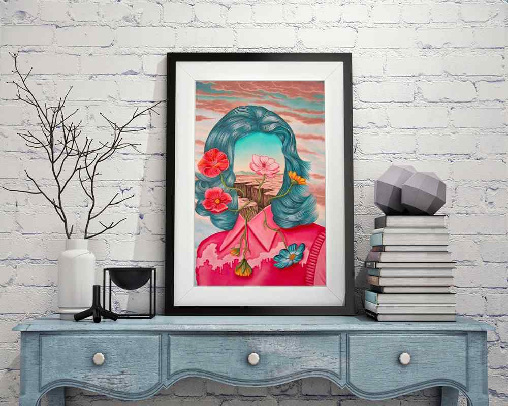 Abstract Woman - DIY Diamond Painting Kit