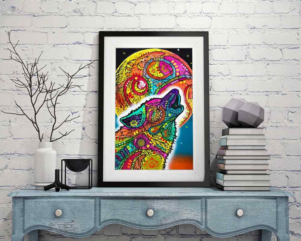 Wolf Abstract - DIY Diamond Painting Kit