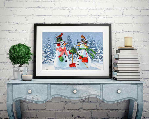 Snowman - DIY Diamond Painting Kit