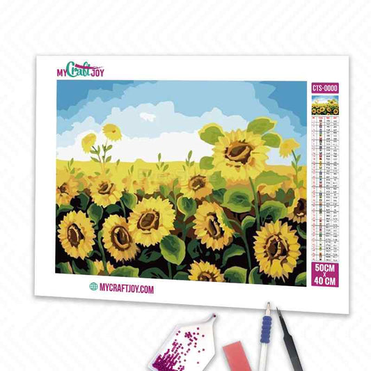 Sunflowers - DIY Diamond Painting Kit