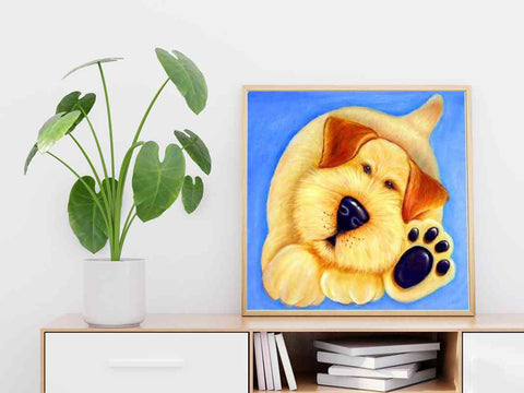 Dog Paw - DIY Diamond Painting Kit