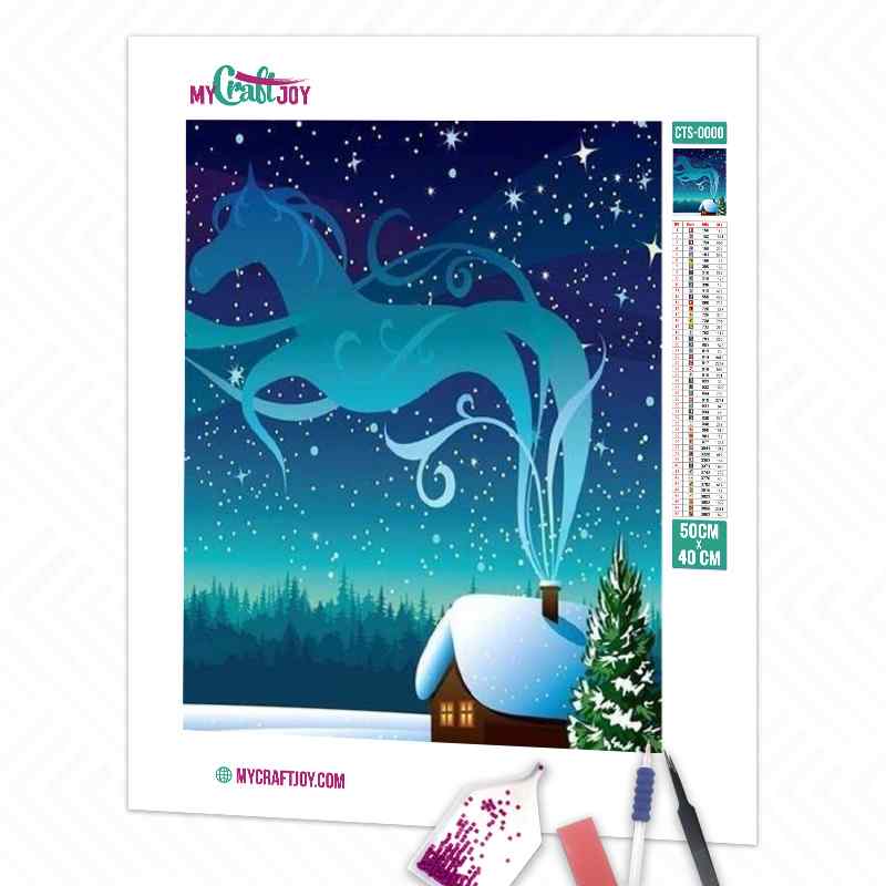 Winter Night - DIY Diamond Painting Kit