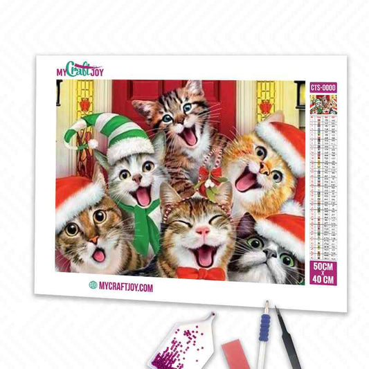 Happy Cats - DIY Diamond Painting Kit