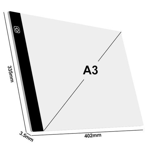 A3/A4/A5 Dimmable Led Light Pad Drawing Board