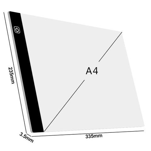 A3/A4/A5 Dimmable Led Light Pad Drawing Board