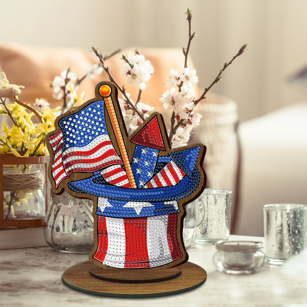 4th of July Desk Ornaments (1 pack) - Diamond Painting Accessories