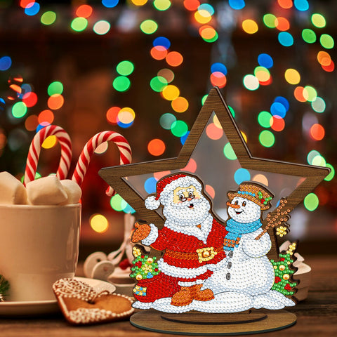 Diamond Painting Wood Ornament