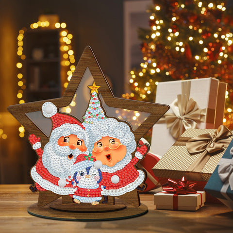 Diamond Painting Wood Ornament