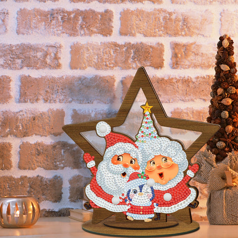 Diamond Painting Wood Ornament