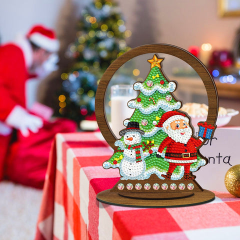 Diamond Painting Wood Ornament