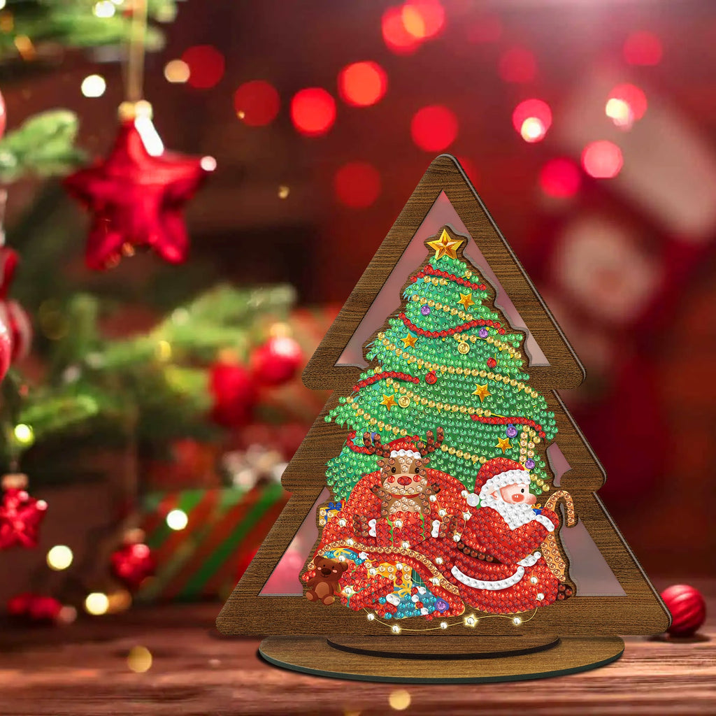 Diamond Painting Wood Ornament