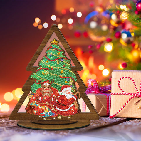 Diamond Painting Wood Ornament