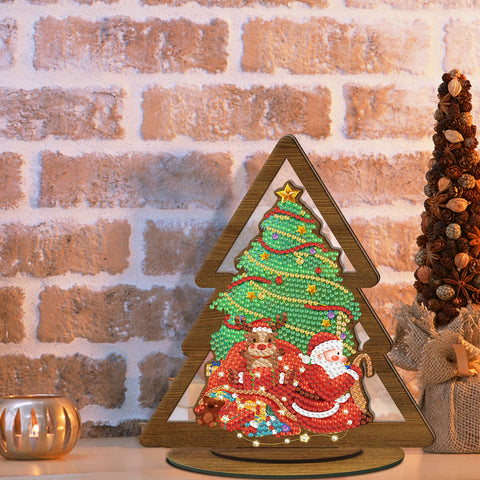 Diamond Painting Wood Ornament