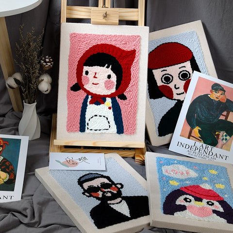 Little Red Riding Hood - Punch Needle Kit