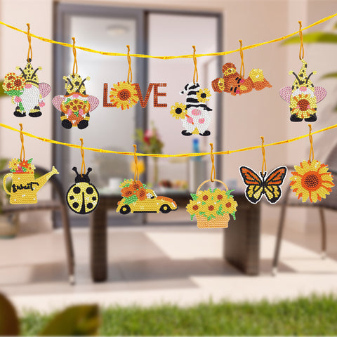 Yellow Ornaments (10 pack) - Diamond Painting Accessories