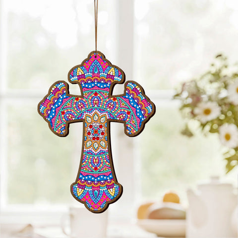 Cross Wooden Board - Diamond Painting Accessories
