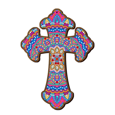 Cross Wooden Board - Diamond Painting Accessories