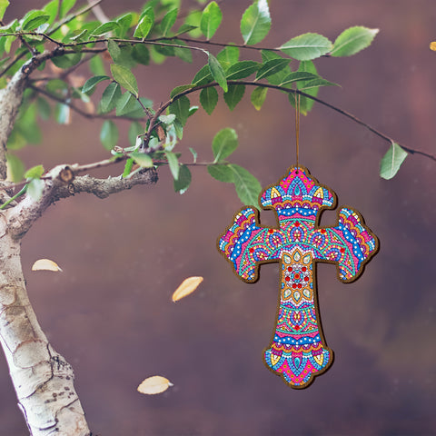 Cross Wooden Board - Diamond Painting Accessories