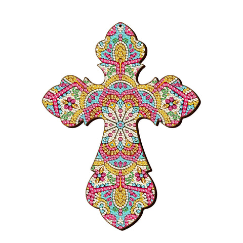 Cross Wooden Board - Diamond Painting Accessories