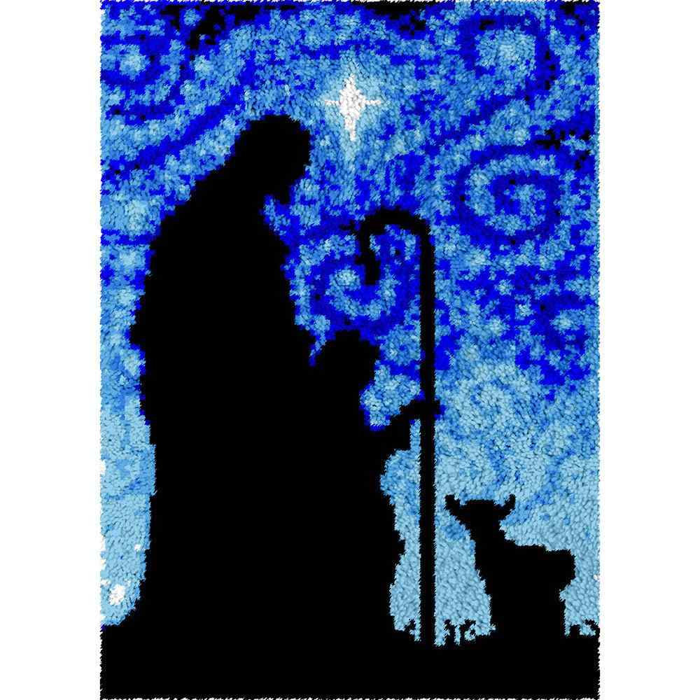 Silhouette - (23x33in - 60x85cm) - DIY Latch Hook Kit