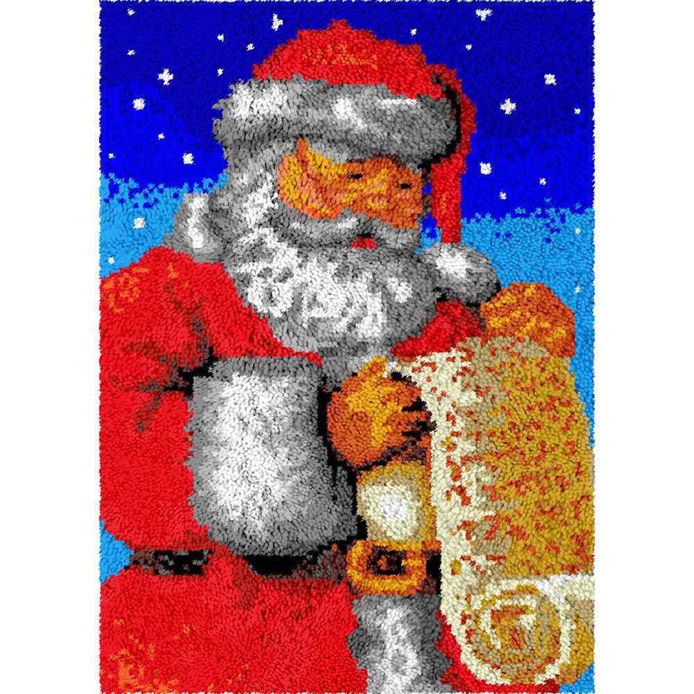Santa's List - (23x33in - 60x85cm) - DIY Latch Hook Kit