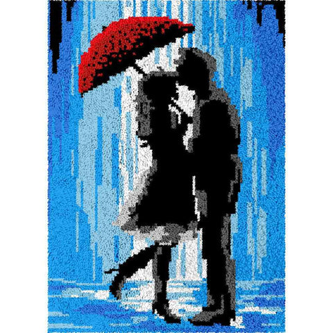 Teen Love - (23x33in - 60x85cm) - DIY Latch Hook Kit