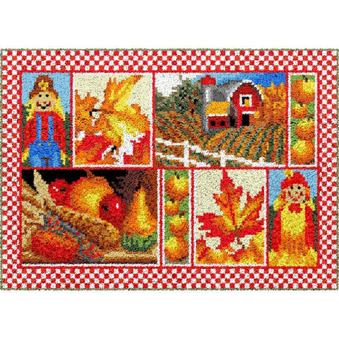 Farm Life - (33x23in - 85x60cm) - DIY Latch Hook Kit