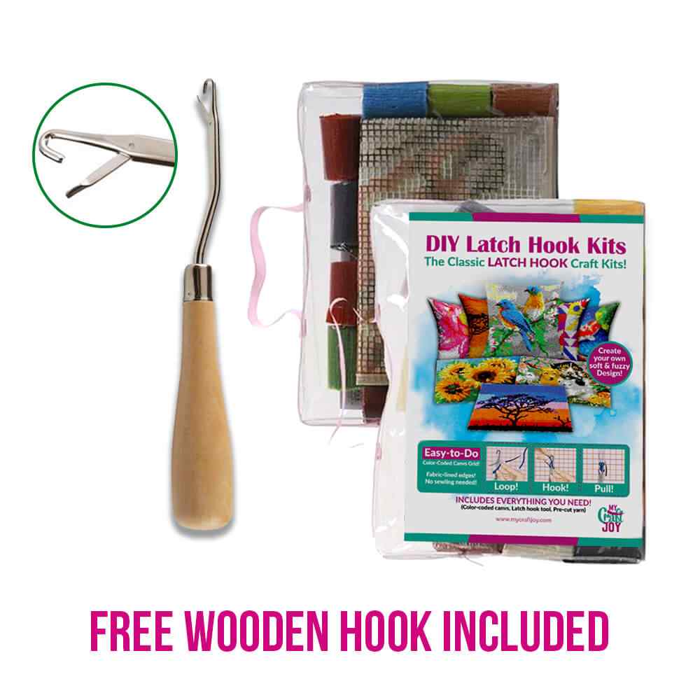 Country Bridge - (33x23in - 85x60cm) - DIY Latch Hook Kit