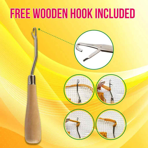 Country Bridge - (33x23in - 85x60cm) - DIY Latch Hook Kit