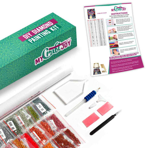 Holiday Dog - DIY Diamond Painting Kit