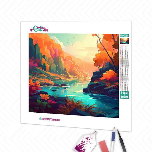 Serene Horizons - DIY Diamond Painting Kit