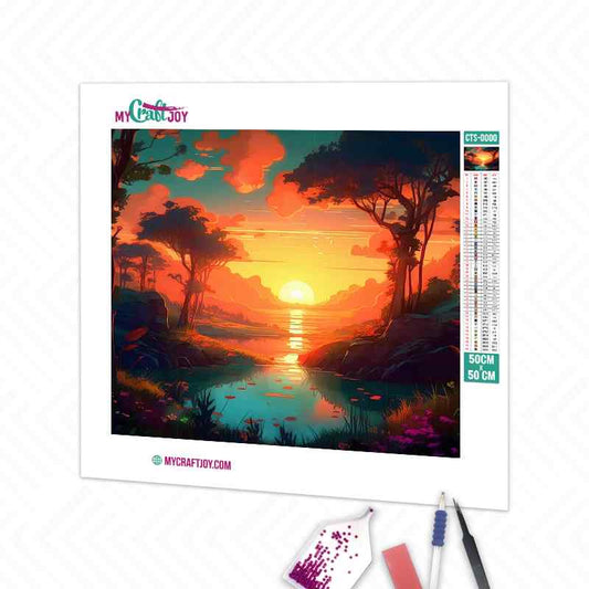 Serene Horizons - DIY Diamond Painting Kit