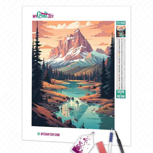 Serene Horizons - DIY Diamond Painting Kit