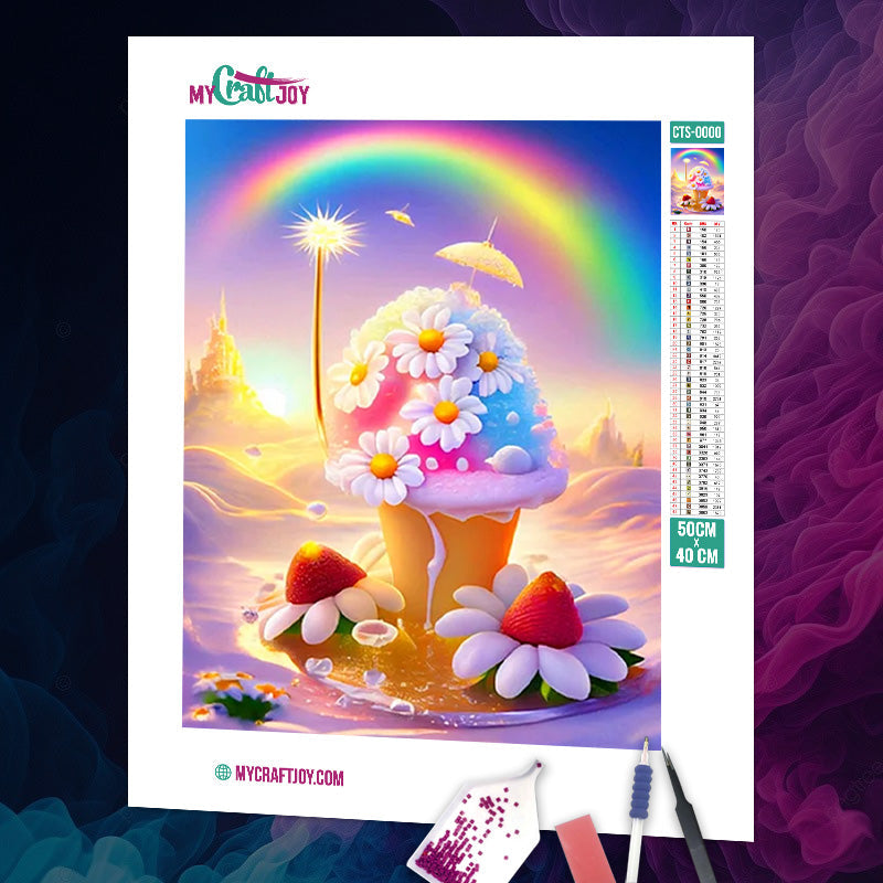 Rainbow Radiance - DIY Diamond Painting Kit