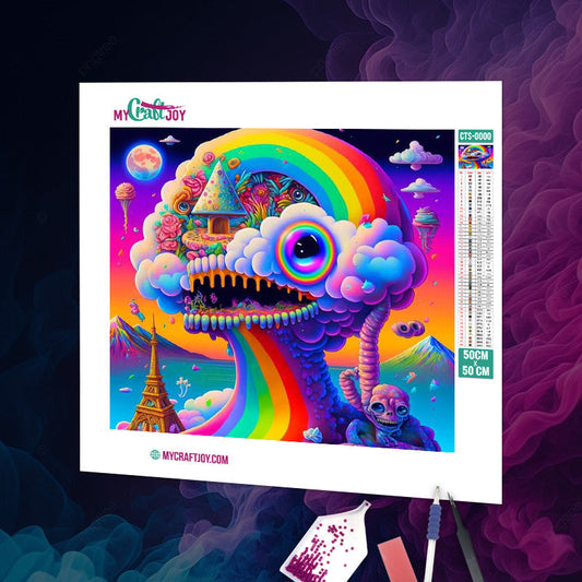 Rainbow Radiance - DIY Diamond Painting Kit