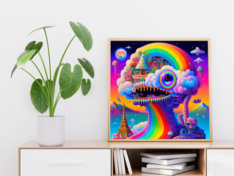 Rainbow Radiance - DIY Diamond Painting Kit