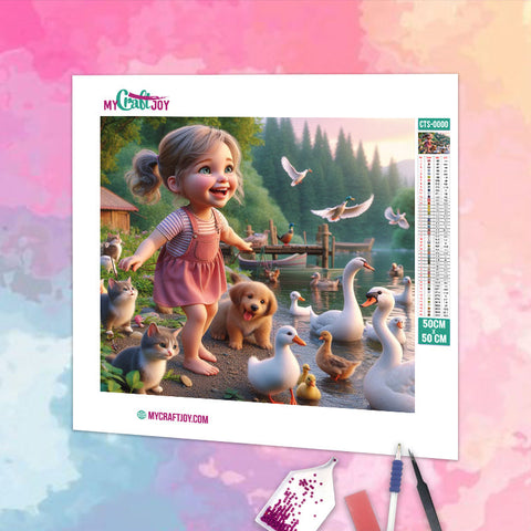Blossom Buddies - DIY Diamond Painting Kit