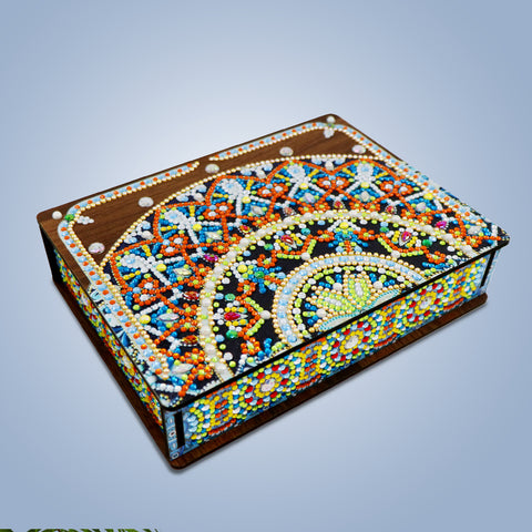Wood Box Organizer - Diamond Painting Accessories