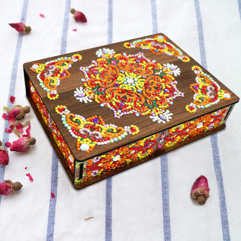 Wood Box Organizer - Diamond Painting Accessories