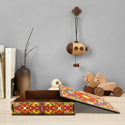 Wood Box Organizer - Diamond Painting Accessories