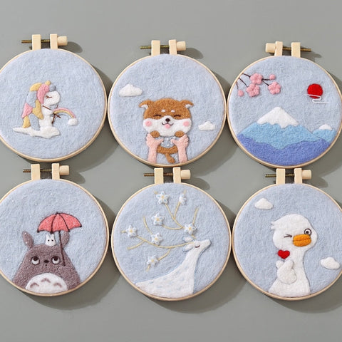 Hi Totoro - DIY Felt Painting Kit