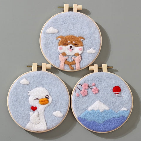 Mount Fuji - DIY Felt Painting Kit