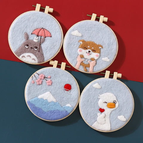 Hi Totoro - DIY Felt Painting Kit